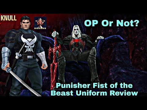 Punisher Fist of the Beast Uniform Review & WBL Knull Showcase With Obelisk - Marvel Future Fight
