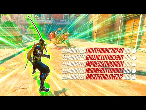 Insta-Genji Deflects that leave the ENEMIES FROZEN - Overwatch