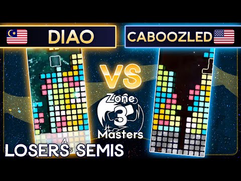 Zone Masters 3 - Diao Vs. Caboozled Pie - Losers Semis Tetris Effect Connected Tournament