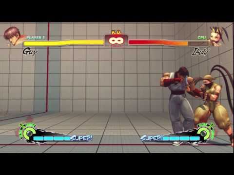 Super Street Fighter 4 Guy Combo Video