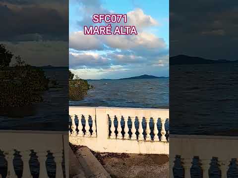 maré alta, ondas, clima  em São Francisco do Conde Bahia