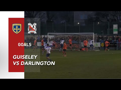 Goals: Guiseley v Darlington