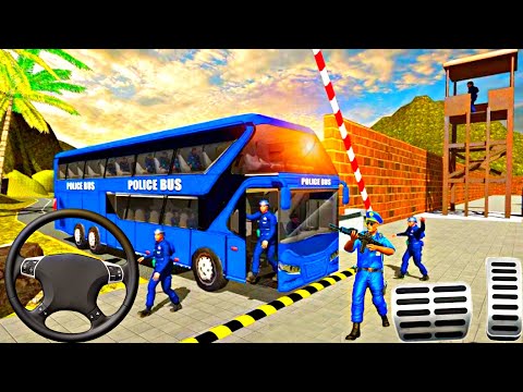 US Police Bus Mountain Driving Simulator - Best Police Games - Android Gameplay