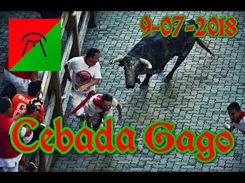 3º Tercer Encierro SAN FERMÍN 2018 - Cebada Gago (9/07/2018)