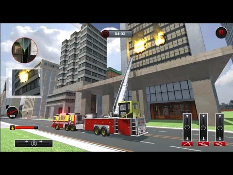 City Rescue FireFighter Simulator 2022 - Fire Truck Driver Rescues 3D - Android Gameplay