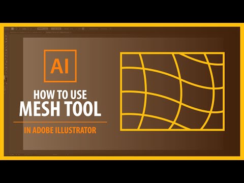 How to use MESH TOOL in Adobe Illustrator - Vector Tutorial