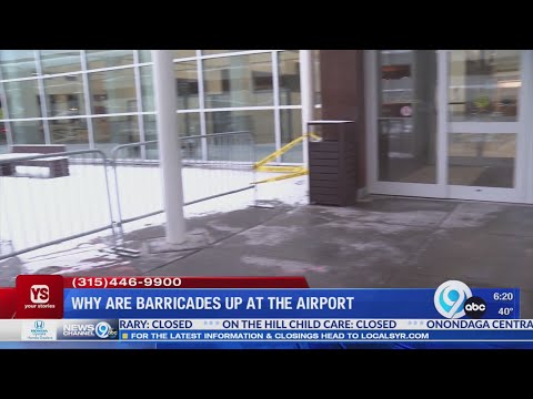 Your Stories: Why are barricades up at the airport?