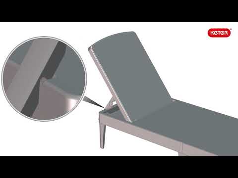 Миниатюра изображения товара Шезлонг Keter Jaipur / 235163 (капучино)