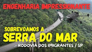 SOBREVOEI A RODOVIA DOS IMIGRANTES NA SERRA DO MAR EM SÃO PAULO. #mavic3pro