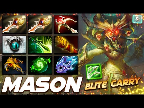 Mason Medusa Elite Carry Rapier Ownage - Dota 2 Pro Gameplay [Watch & Learn]