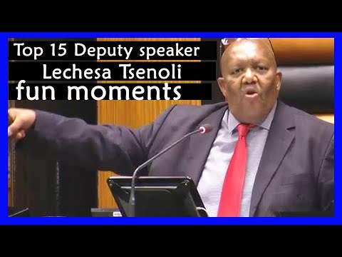 😂😂😂Top 15 Deputy speaker Lechesa Tsenoli fun moments