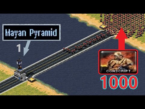 Can Mayan Pyramid defend the bridge? - Red Alert 2