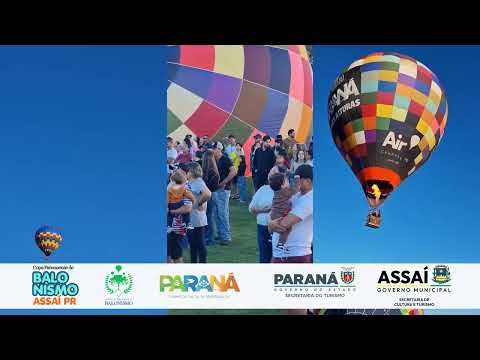 COPA PARANAENSE DE BALONISMO ENCANTA MULTIDÃO E ENTRA PARA A HISTÓRIA DE ASSAÍ.