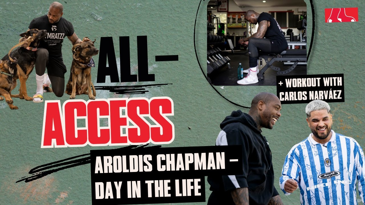 Offseason Day in the Life with Aroldis Chapman | Red Sox All-Access