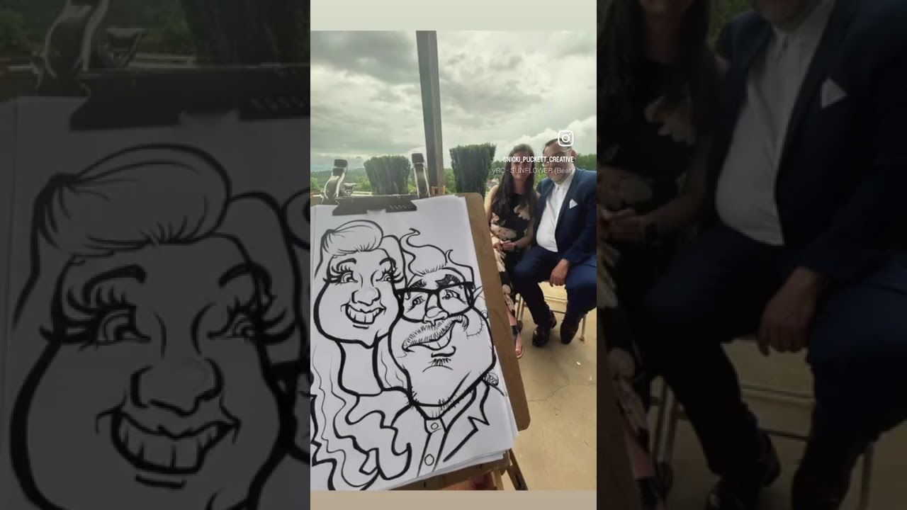 Promotional video thumbnail 1 for Nicki Puckett Creative Caricatures