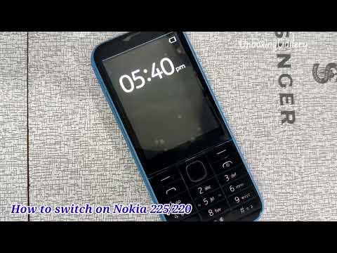 How to switch on Nokia 225 Phone