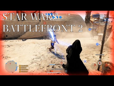 Star Wars Battlefront 2 - Supremacy - Tatooine - ISB Agent & Palpatine Gameplay (No Commentary)