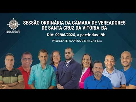 SESSÃO ORDINÁRIA DO PODER LEGISLATIVO- 09/06/2026