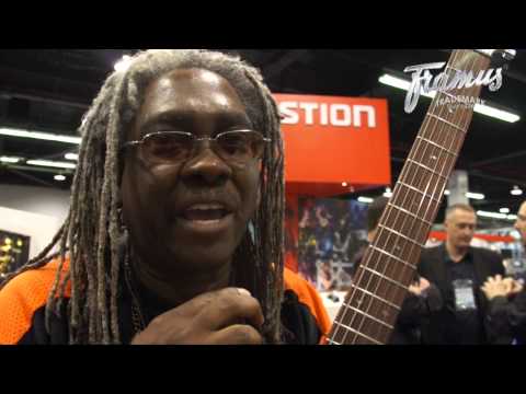 Framus @ NAMM 2013 - Blackbyrd McKnight and the Framus Diablo Supreme
