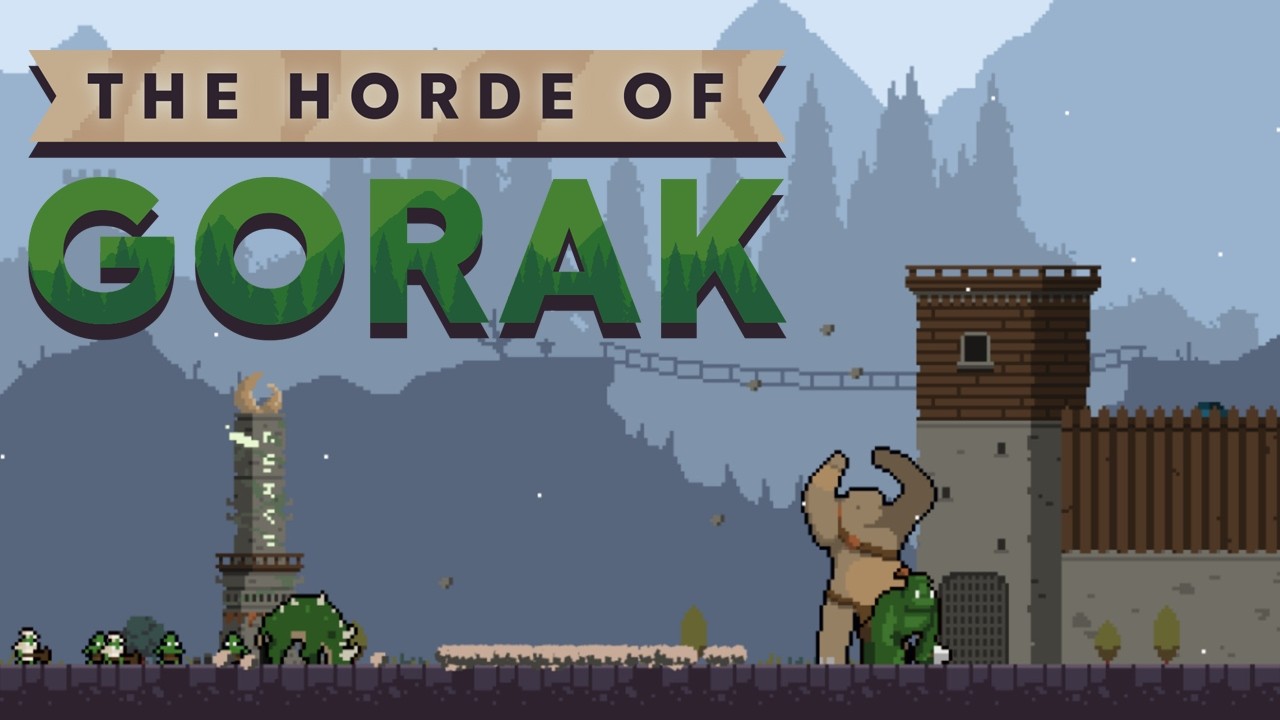 Promotional still for The Horde of Gorak showing a castle siege
