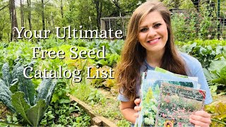 Your Ultimate FREE Seed Catalog List!