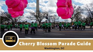 2024 Washington DC Cherry Blossom Festival Parade Guide for Visitors Includes Highlights and tips.