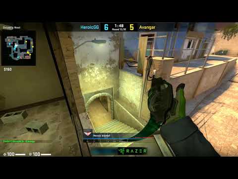 🇩🇰 blameF 32-17 / IEM Chicago 2019 - Qualifier / Heroic vs AVANGAR - Mirage CSGO POV