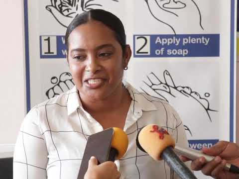 Grace Kennedy Belize Donates Hand Sanitizers to K.H.M.H.