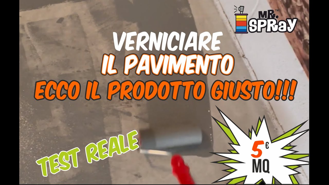 VERNICE PER PAVIMENTI in CEMENTO...ECCO LA NOSTRA SOLUZIONE
