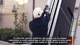 3S Lift Ladder Hoist | Solar Panel Lifting Demonstration