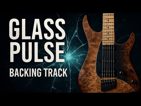 🎸 Glass Pulse | Rock Fusion Guitar Backing Track in B Minor (4/4 – 125 BPM)