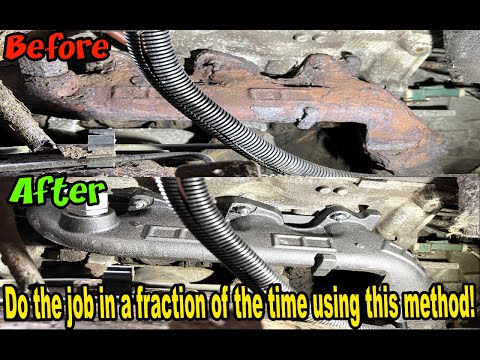 How To Remove & Install A Manifold & Gasket In A Ford 5.4L Ford F150,250, 350, Easiest Method!!