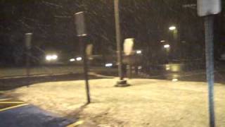 preview picture of video '1st snow of season (Oct 2010) at Johnson State College 1'