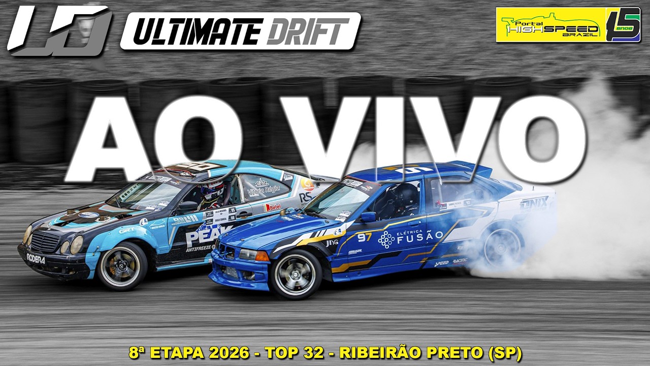 🔴 ULTIMATE DRIFT | TOP 32 | 8ª Etapa 2026 | Ribeirão Preto (SP) | Ao Vivo