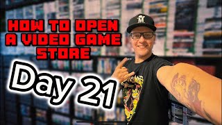 DAY 21 - Opening a Retro Video Game Store