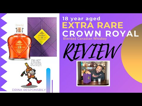 18 year Crown Royal Extra Rare Whiskey Reveiw #crownroyal #whiskeyreview #jakefever