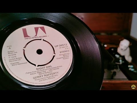 Night Owl ~ Gerry Rafferty ~ 1979 45rpm 7" United Artists Single ~ Dual 1215 A&R P77