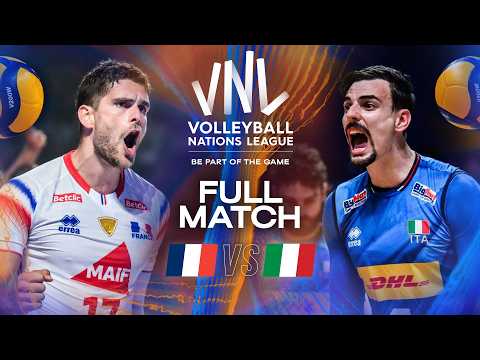 France 🇫🇷 vs. Italy 🇮🇹 | VNL 2025 - Full Match | Week 1