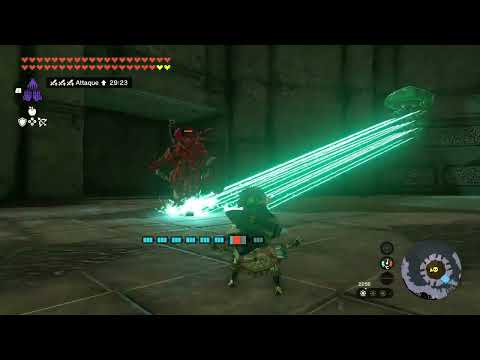 Zelda TotK - Lynel speed kill with drone laser beam
