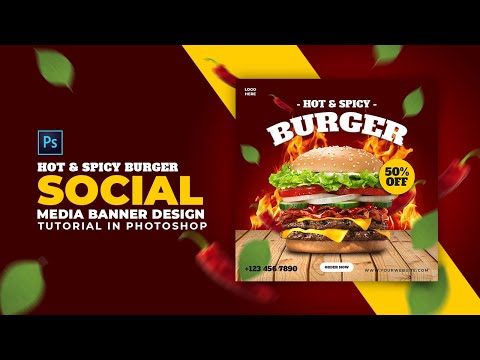 How to Design Furniture Social Media Banner Adobe Photoshop Tutorial Speed Art Grafix Mentor