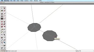 SketchUp Training Series: Circle and Polygon tools