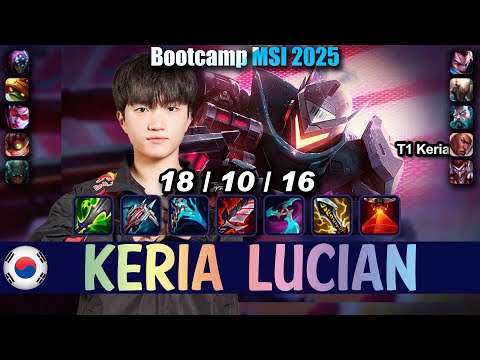 T1 Keria LUCIAN ADC vs ZIGGS - Patch 25.13 NA Ranked | Bootcamp MSI 2025 | lolrec