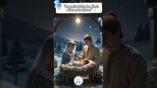 “Hoy nació el Salvador. Gloria a Dios en las alturas.” ✨