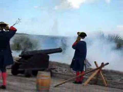 Castillo de San Marcos Cannon firing