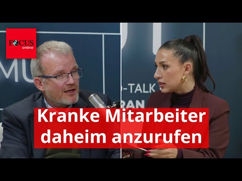 Rekord-Fehlzeiten: TK-Boss rät Chefs, kranke Mitarbeiter daheim anzurufen