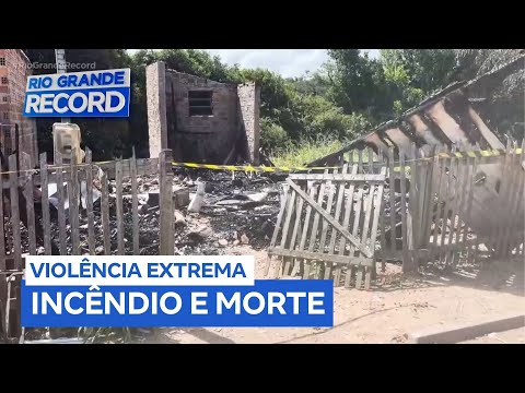 Homem é espancado até a morte e tem a casa incendiada em Cristal (RS)