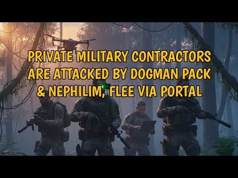 #DOGMAN, PRIVATE MILITARY CONTRACTORS ATTACKED BY DOGMAN PACK & NEPHILIM & FLEE VIA PORTAL
