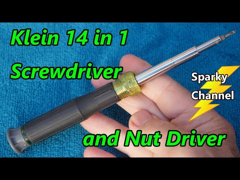 Klein New 14 in 1 Precision Screwdriver and Nut Driver Model 32314