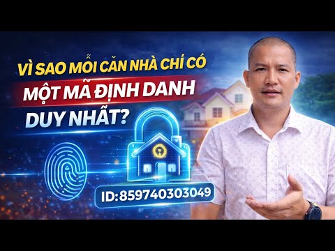  Vì sao mỗi căn nhà chỉ có một mã định danh duy nhất?