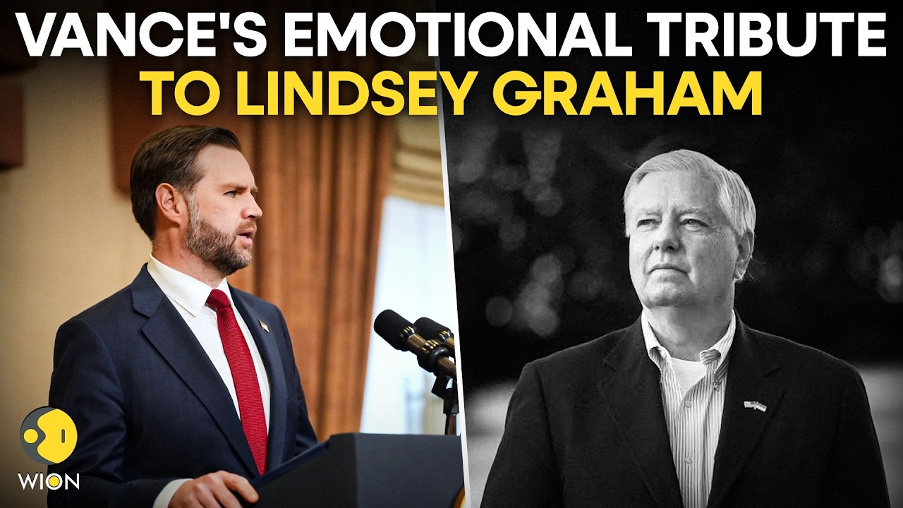 LIVE: JD Vance Pays Emotional Tribute to Lindsey Graham at US Capitol Memorial Service